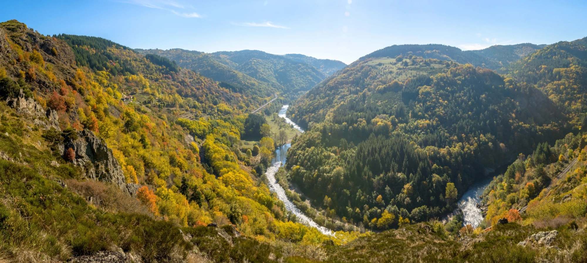 bannière Les sources et gorges de l'Allier, GR 470