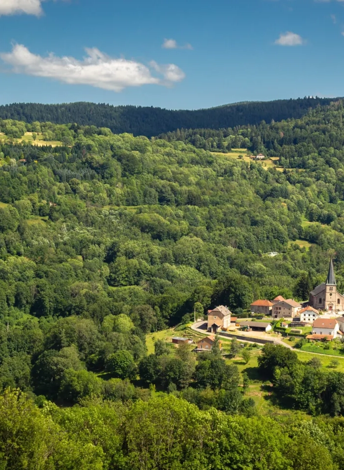 bannière  GR® de Pays de la Déodatie, boucle sud 