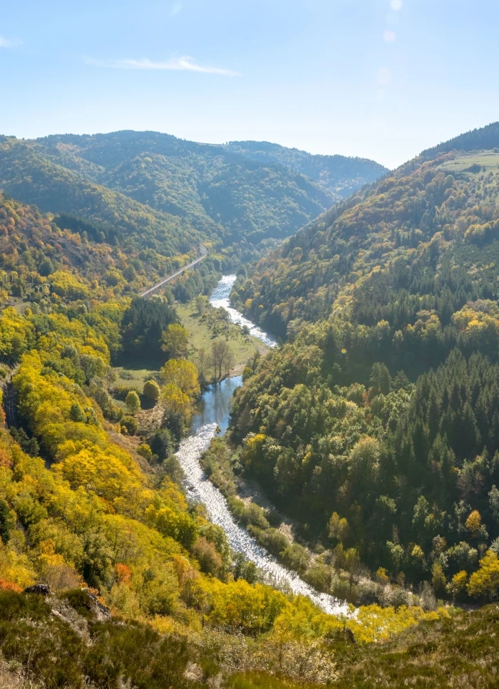 bannière Les sources et gorges de l'Allier, GR 470